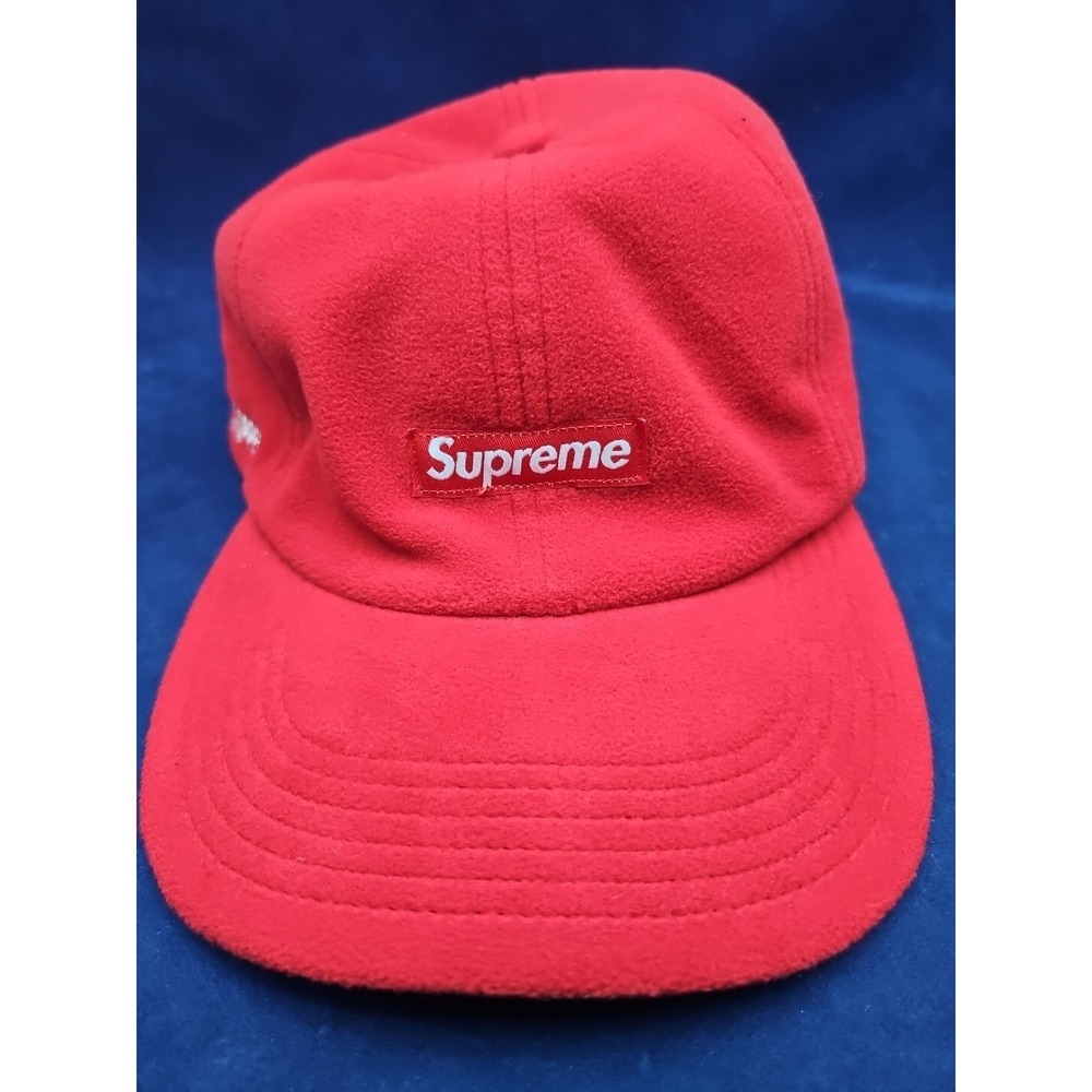 SUPREME WINDSTOPPER Earflap 6-Panel Red Cap Hat Gore Tex